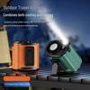 Portable USB Rechargeable Waist Fan for Outdoor Workers, Clip-On Design for Summer Cooling