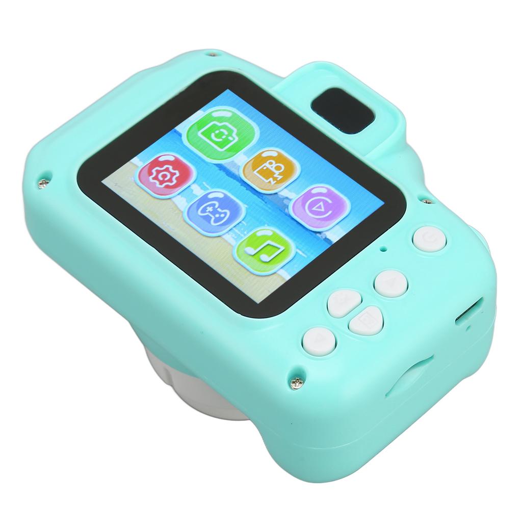 Aparat foto pentru copii Desene animat Design rotunjit drăguț Ecran IPS de 2 inchi Focalizare automată Aparat foto digital pentru copii