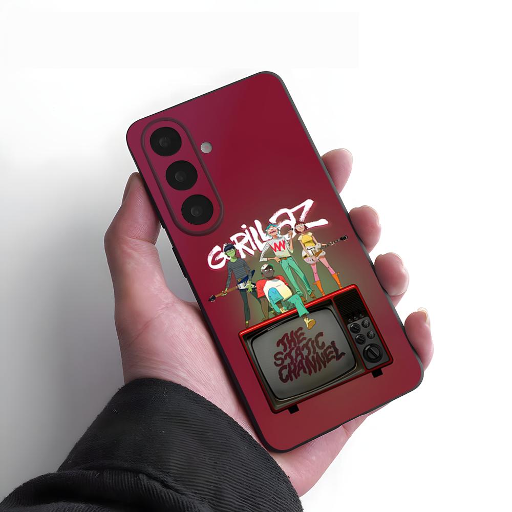 

Чехол для телефона с аниме-группой Gorillaz для Samsung S26 S25 Plus S20 S20 Plus S22 Ultra S23 FE S21 Plus S21 Ultra Мягкий чехол Samsung S22