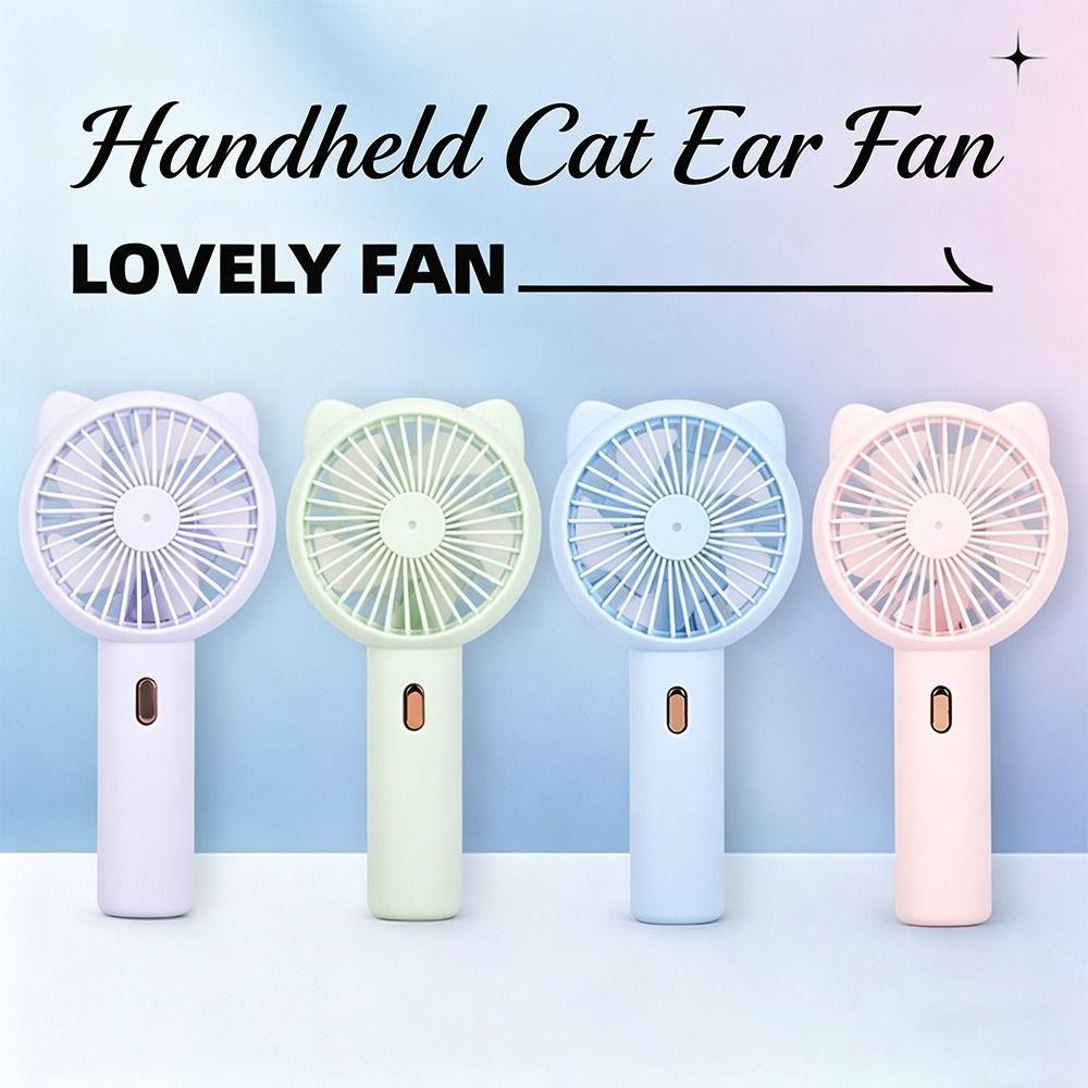 Battery-Powered Small Electric Fan Lightweight Cooling Fan Mini Handheld Fan  Outdoor Use