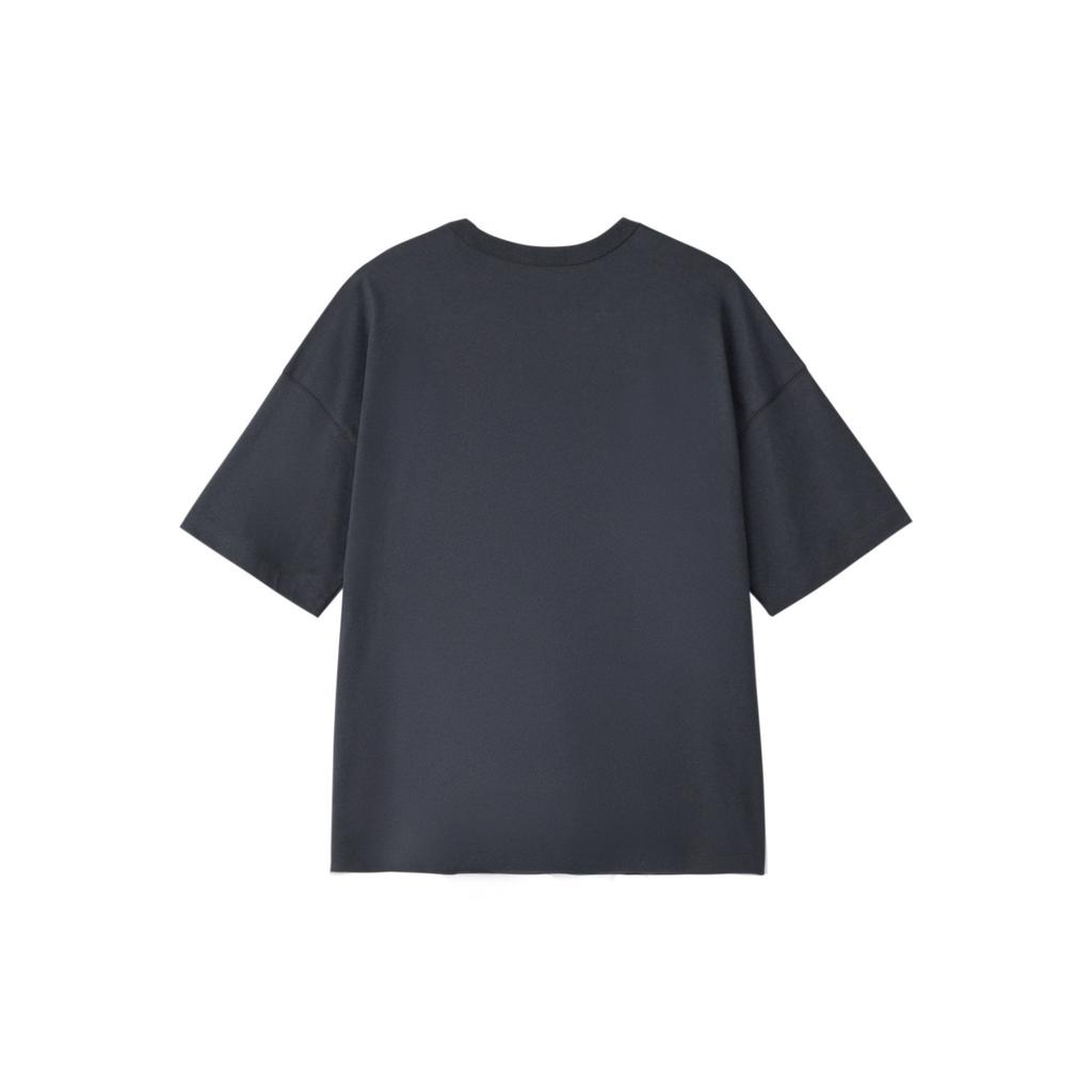 Onitsuka Tiger Tiger Head Boxy Tee Classic Casual Fashion T-Shirt Men Tops Blue Gray 2181B284-021