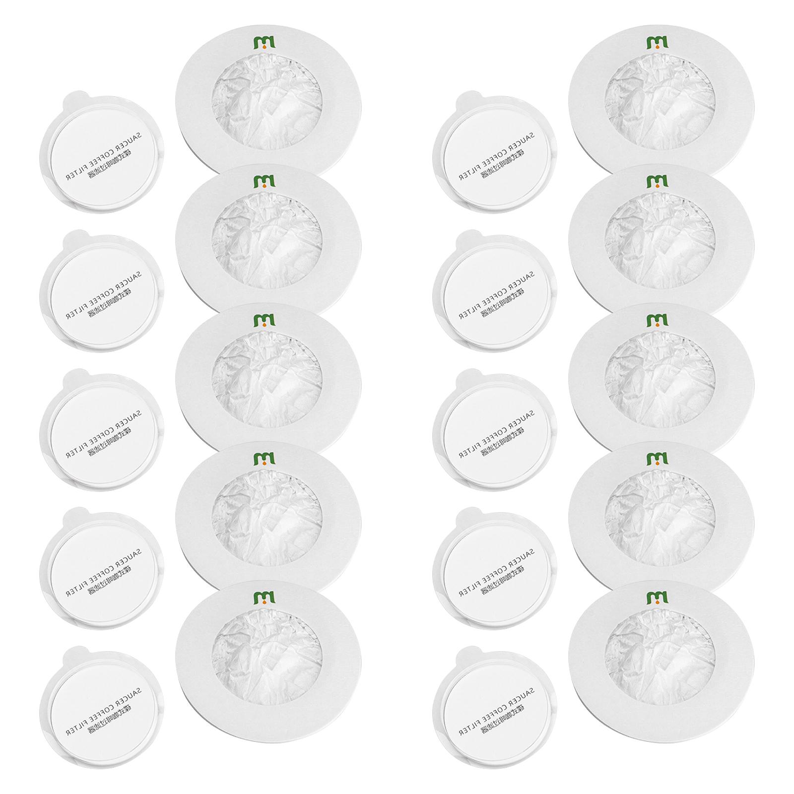 

Pack Of 10 Hanging Ear Coffee Filter Bags Flying Saucer Shaped Filter Paper Convenient Brewing Accessories for белый