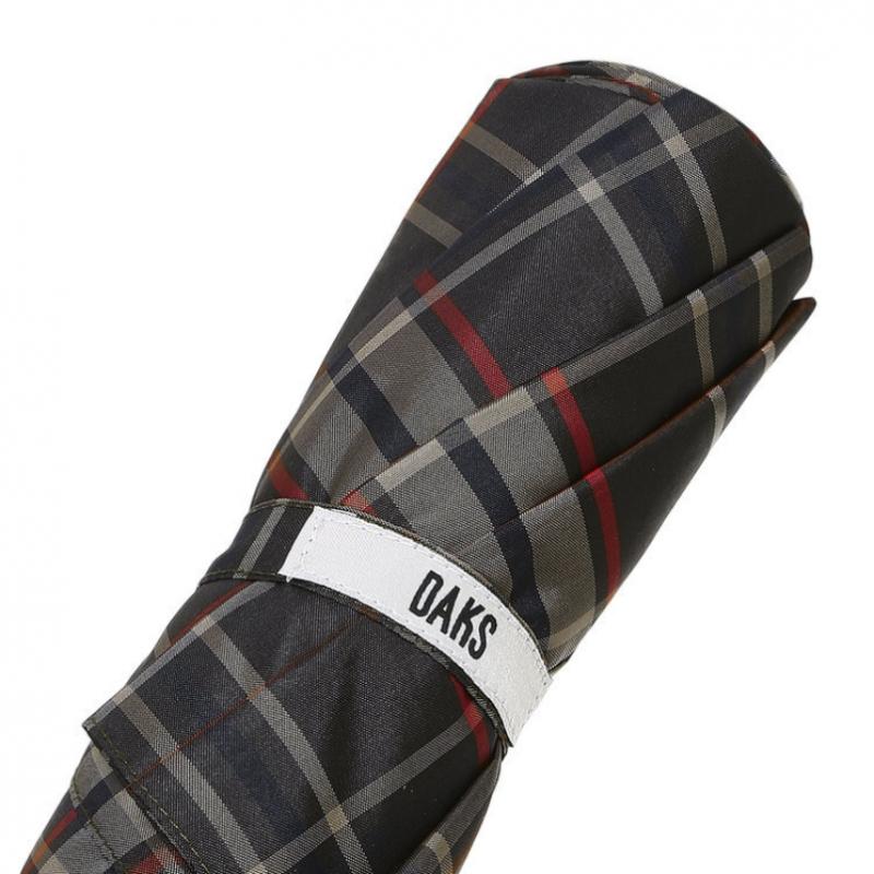 Daks Brown Sepia Check 3 Fold Umbrella Dbum4e833s2