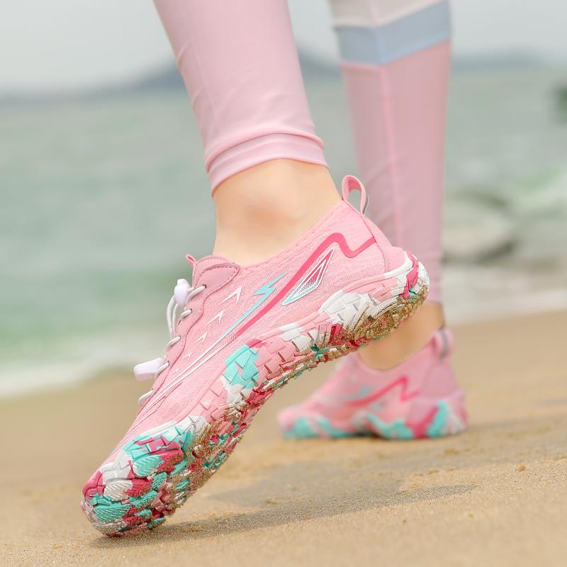 Barfuß Strandwatschuhe Unisex Rutschfest Schnelltrocknend Aqua-Sneaker Atmungsaktiv Wassersport-Schuhe zum Schnorcheln Surfen Rafting