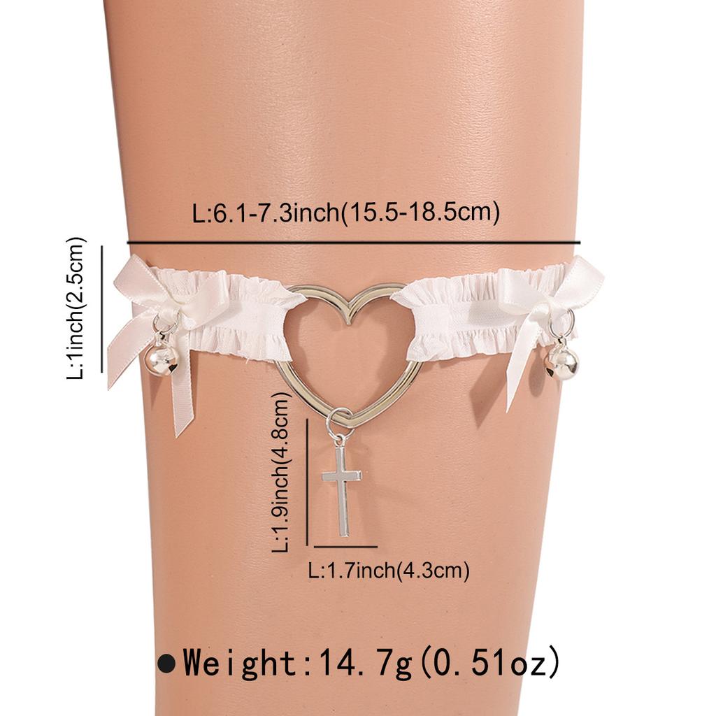 Vintage Black Lace Butterfly Strap Leg Chain for Women Girl Sexy Elastic Crystal Adjustable Band Leg Thigh Chain Body Jewelry