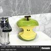 Ceramic Apple Core Toothbrush Holder Stand, Modern Bathroom Organizer with 3/4 Slots for Electric Toothbrushes Countertop Decor