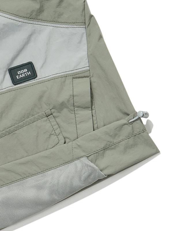 Bbc Earth Earth Stitch Short Sleeve Anorak_Khaki