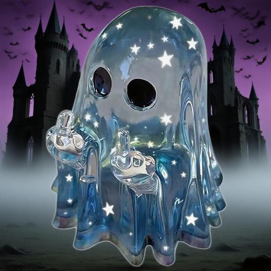 Middle Finger Ghost Mold Halloween Ghost Mold DIY Craft Resin Casting Mold for Paraffin Gel Beeswax Ghost Figurine