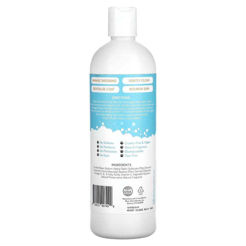 Shed Control Shampoo, Dogs, Fresh Breeze, 473Ml(16Fl Oz)