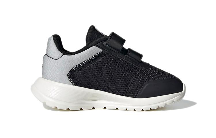 adidas Fabric Abrasion Resistant Abrasion Resistant Low Top Toddler Shoes Black Gray Baby GZ5856