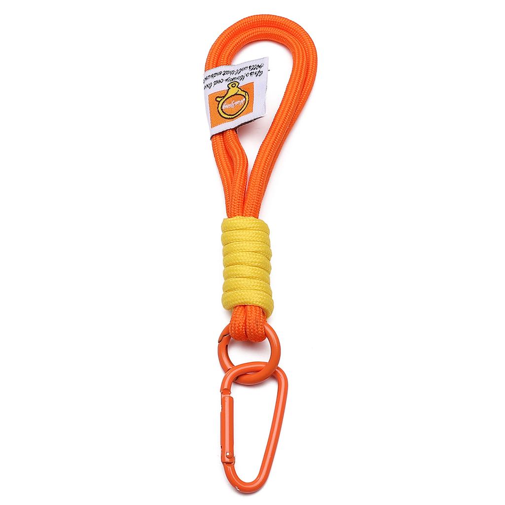 1 Piece Fashion Colorful Braided Lanyard Keychain Anti-Lost Knot Nylon Rope Keyring For Car Backpack Pendant Jewelry Accessories