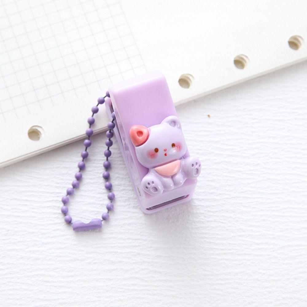 

Дирокол для паперу. Милий дірокол. Круглий отвір. Дирокол. Міні-дирокол. Інструменти для палітурки. cat фіолетовий