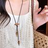 Bohemian Vintage Beaded Tassel Necklace for Women - 2025 Holiday Style