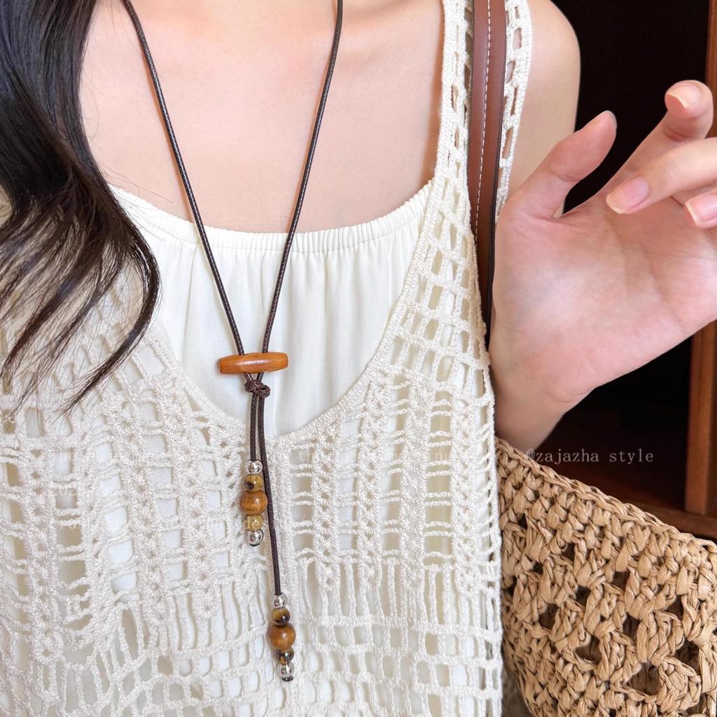 Bohemian Vintage Beaded Tassel Necklace for Women - 2025 Holiday Style