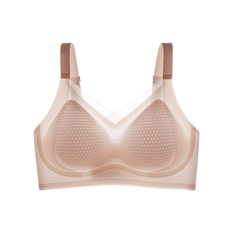 Cool Seamless Bras Women Thin Push Up Breathable Support Small Large Cups