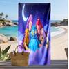 Kpop Dämonenjäger Bedrucktes Strandtuch, Großes Saugfähiges Schnelltrocknendes Handtuch für den Sommer, Outdoor, Schwimmen