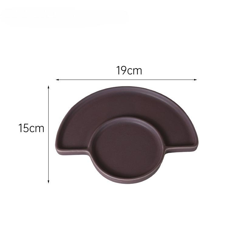 Ceramic Tray Organizer -Nordic Artistic Entryway Key Holder with Scent Diffuser, Minimalist Vanity Jewelry Dish for Home Decor