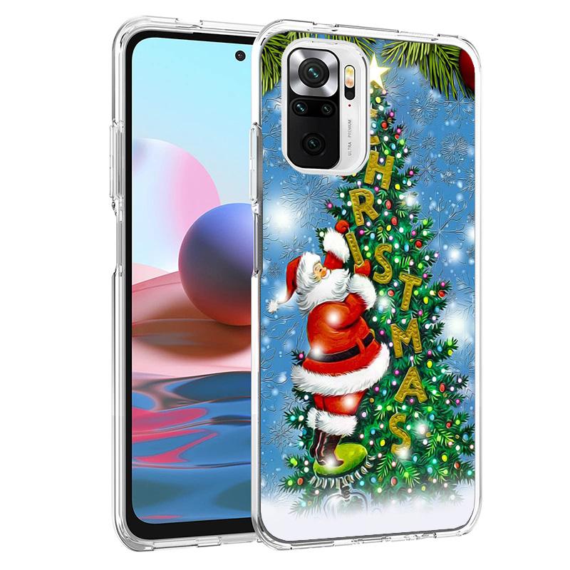 Christmas Santa Claus Present Cover Phone Case For Xiaomi Poco F7 Ultra X7 X6 X5 Pro M7 Redmi 15C 15 13C 13 12C 12 10C 10 9A 9C