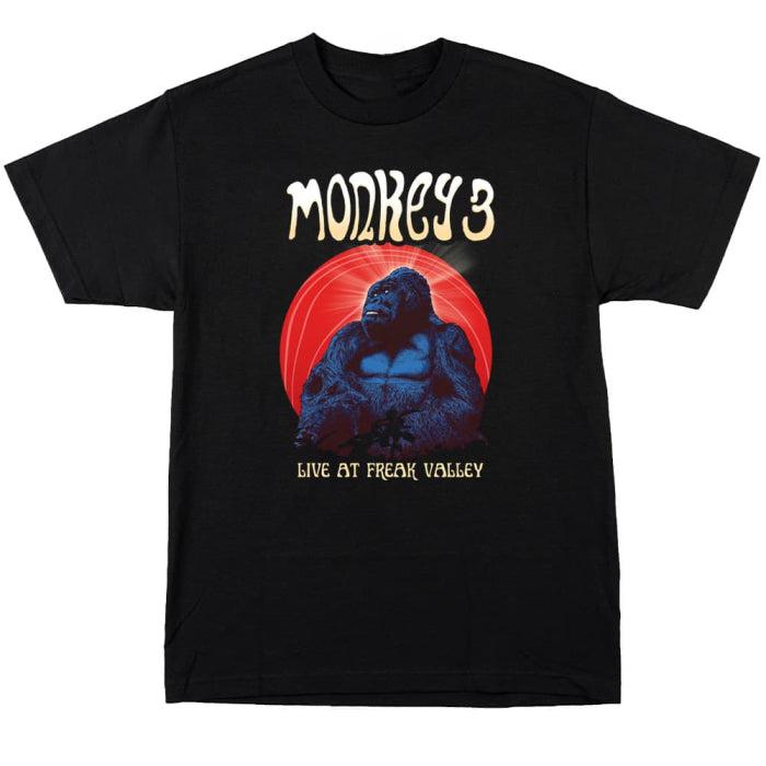 Monkey3 Live At Freak Valley Band T-Shirt 100% Cotton Graphic Tee Men Women Summer Streetwear Top S разноцветный