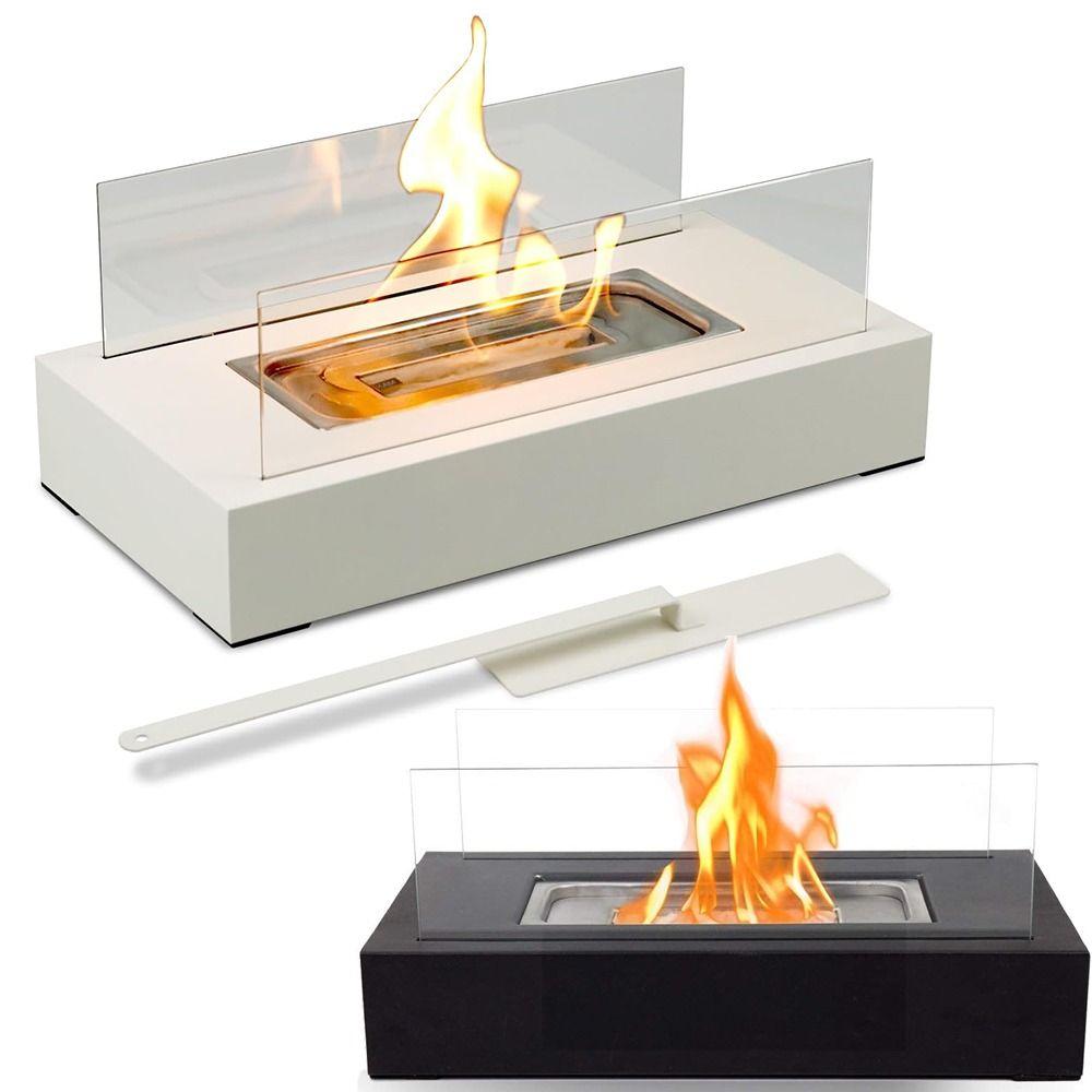 Safer Tabletop Fire Pit Smokeless Portable Smores Maker Small Ethanol Fireplace  Housewarming