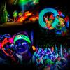 6ml Light Fluorescent Luminous Paint Epoxy Resin Pigment Glow In Dark Acrylic Paints For DIY Party Makeup Decoration Supplies