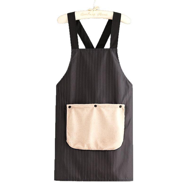 Premium Waterproof & Oil-proof Kitchen Apron with Detachable Towel for Men & Women