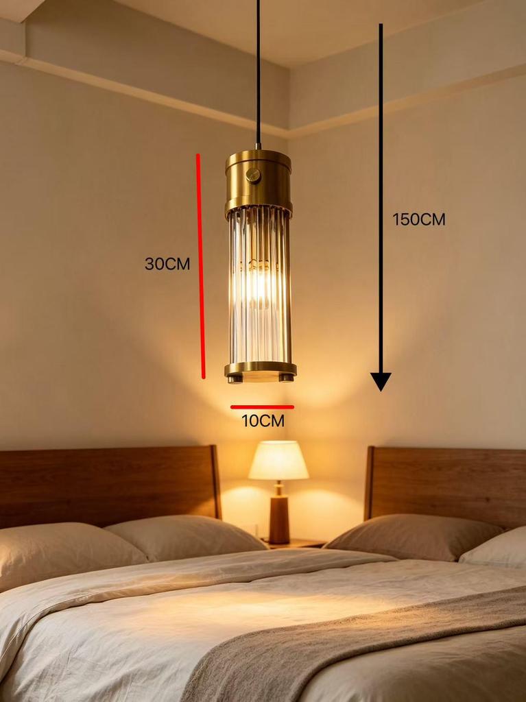 Modern Luxury Crystal Glass Wall Lamp for Hotels and Bedrooms