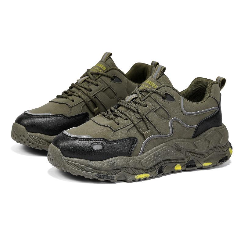 Breathable Men's Shoes New Versatile Men's Sports and Leisure Running Outdoor Wear-resistant Hiking Hiking Shoes