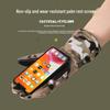 Men's Winter Tactical Gloves: Cold-Proof, Fleece-Lined, Windproof, Touchscreen-Compatible for Outdoor Motorcycle Riding.