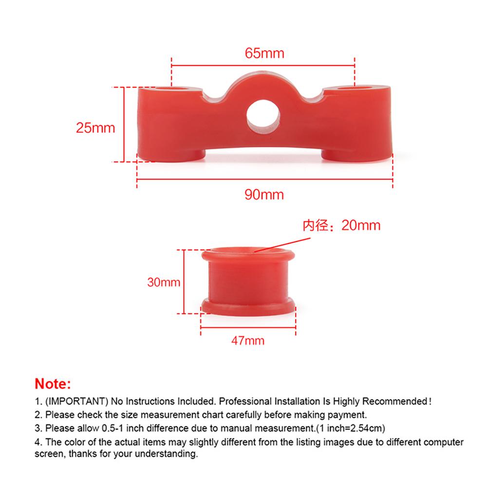 C-Clip Bolt Red Shift Linkage Bushings Kit With Pin Replacement for Acura Integra Honda Civic/Crx With B Series Swap