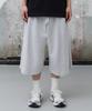 AGOD Side Tuck Sweat Bermuda Pants [White Melange]
