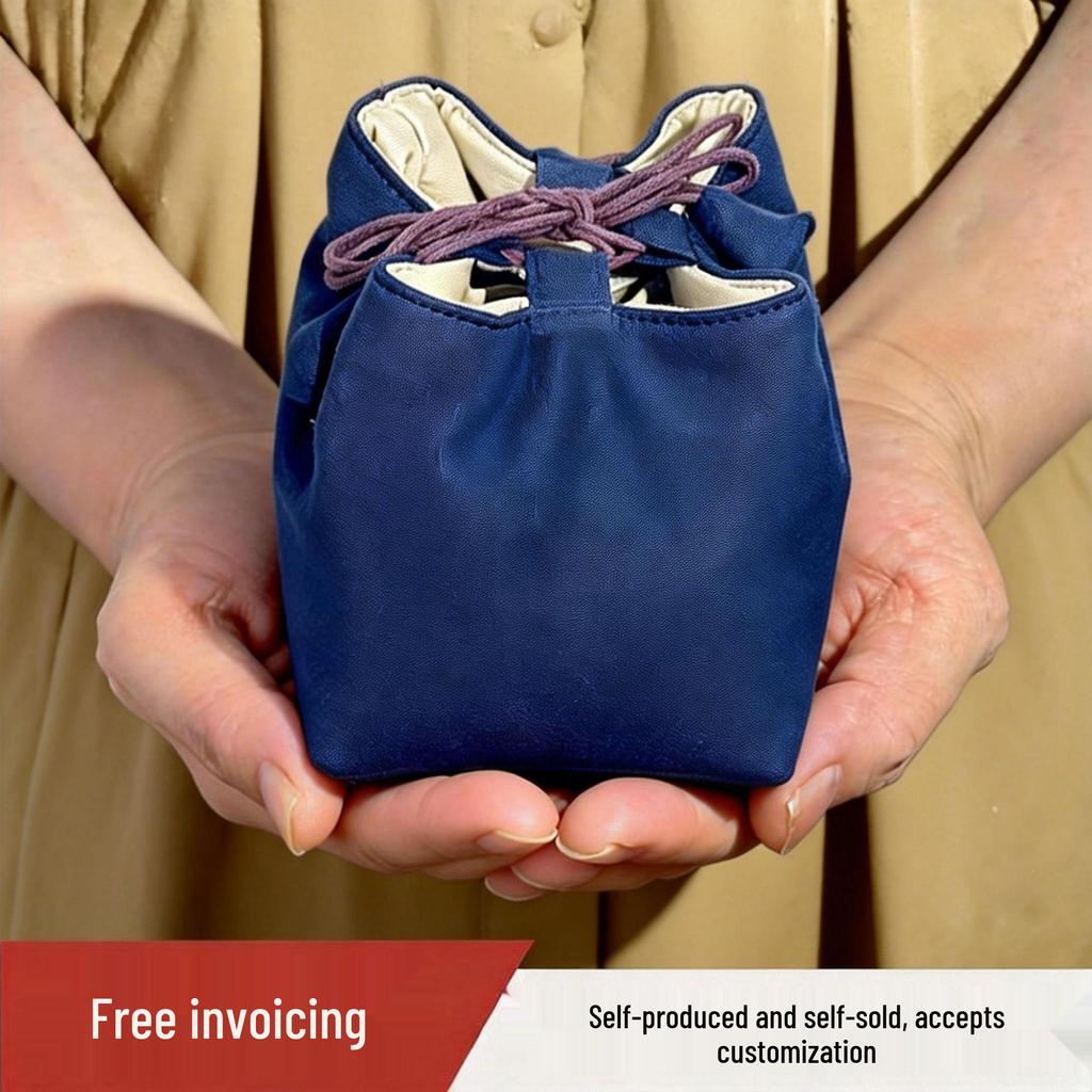 Compact Travel Tea Set with Bag: One Pot, Four Cups - Durable Cotton Linen