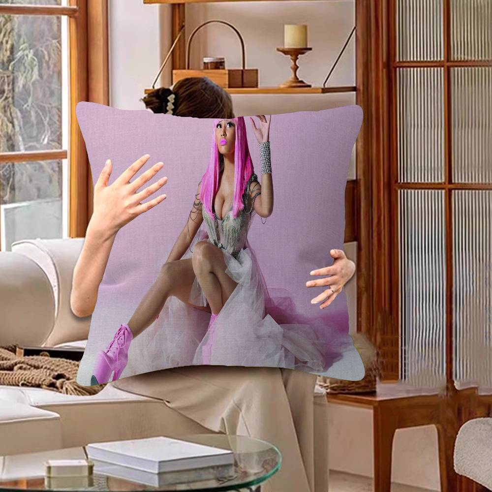 Nicki Minaj Rap Sexy Pillow Gifts Home Office Furnishings Bedroom Sofa Car Cushion Cover Case 45x45cm