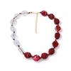 Simple and Fashionable, Personalized Design Sense, Casual and Versatile, Colorful Geometric Multi-color Splicing, Exaggerated Beaded Necklace, Women