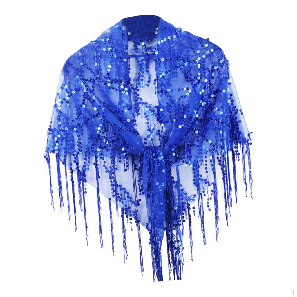 Elegant Sequin Embellished Shawl for Special Occasions
