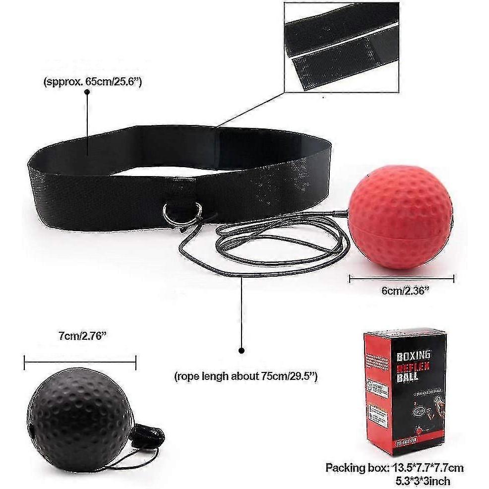 Boxing Reflex Training Balls,speed Fitness Ball With Adjustable Headband