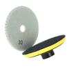 11pcs 4 Inch Diamond Wet Polishing Pads Grinding Disc + 1pc Backing Pad for Granite Marble Stone Ceramic Tile Concrete