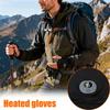 1 Pair Electric Heated Gloves 3-Temperature Control Rechargeable Hand Warmer For Winter Sports Outdoor Hiking Cycling