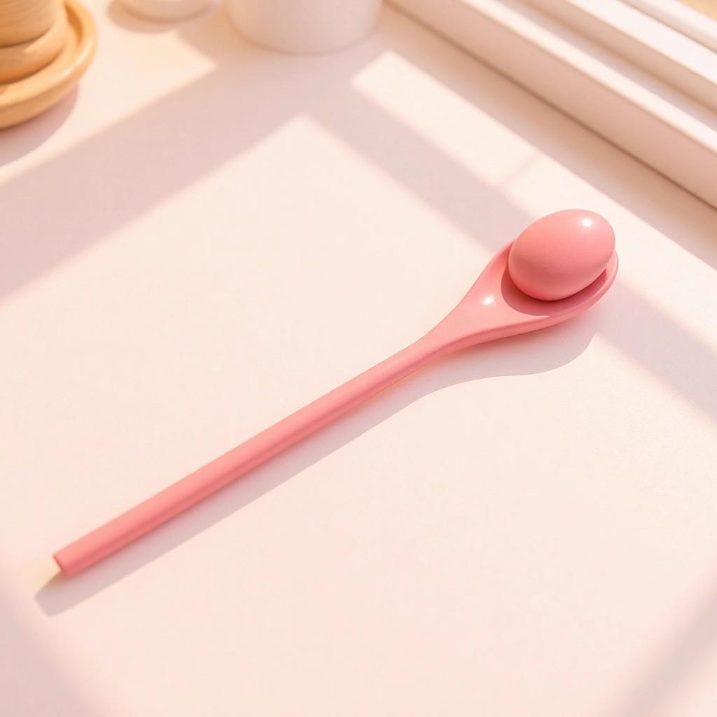 Kids' Balance Stick & Wooden Spoon Ball Holder: Sensory Training, Kindergarten Outdoor Game, Parent-Child Toy