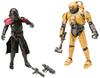 Hasbro STAR WARS Star Wars Black Series Purge Star Kenobi 6 Inch Size Action Figure Carbonized Set of 2 For Ages 4 and Up F7012 Genuine Product NED-B