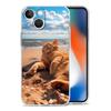 Summer Seaside Sunset Landscape Phone Case For iPhone 16 15 14 13 12 11 Pro Max Mini X XS SE 7 8 Plus 16E Shockproof Soft Cover