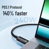Baseus Tungsten Gold Series 240W Type-C Fast Charging Cable