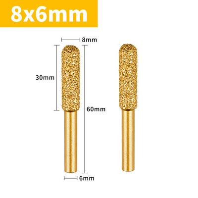 2/5Pcs 8-20mm Burr Rotary Tools Drill Grinding Head For Metal Engraving Polishing Drill Grinding Head Hand Tools