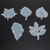 5pcs Reusable Silicone Coaster Mould Silicone Maple Leaf Mould Leaves Coaster Mould  Resin Casting