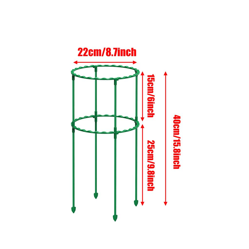 1Pc Climbing Vine Rack Plant Potted Support Frame Plastic Coated Steel Flower Vegetables Decorative Plant Trellis Bracket Tools