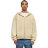 Urban Classics - Schwerer 90er Jahre Zip-Hoody mit Steinwaschung