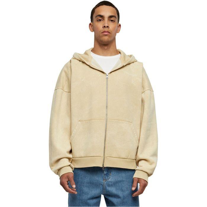 Urban Classics - Heavy Stone Washed 90s Zip Hoody