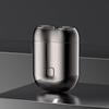 Portable Dual-Head Electric Shaver for Men - Mini Smart Electric Razor, IPX7 Waterproof Full Body Washable Wet & Dry Shaver