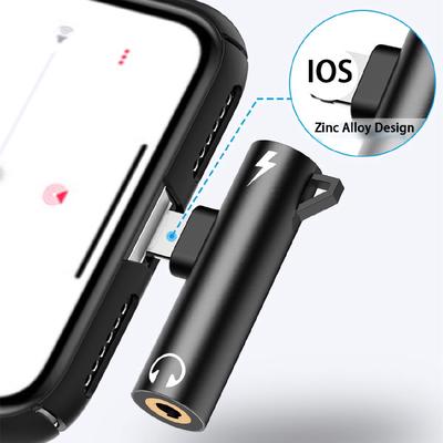 Lighting To 3.5mm Jack Earphone Audio Charging Adapter Converter For Iphone