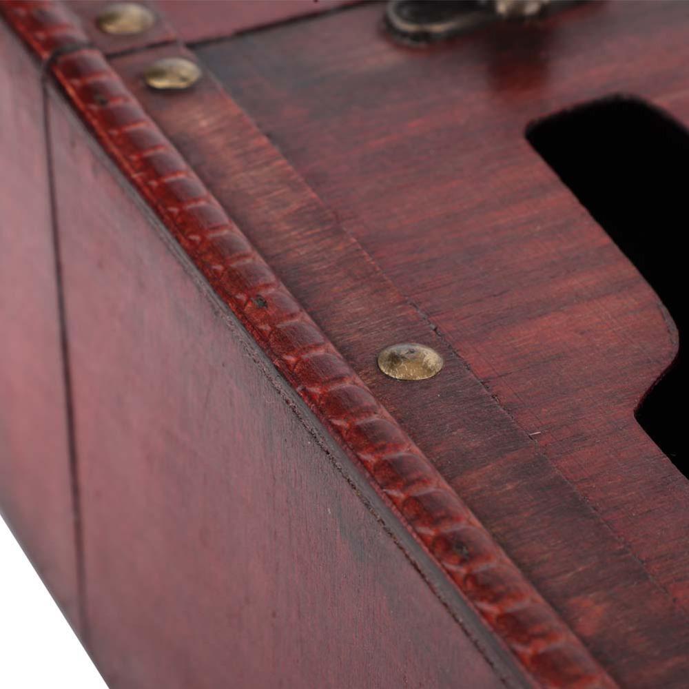 Hollow Wine Storage Box Wood Construction Wooden Wine Package Flasks Wine Box  For Collectors